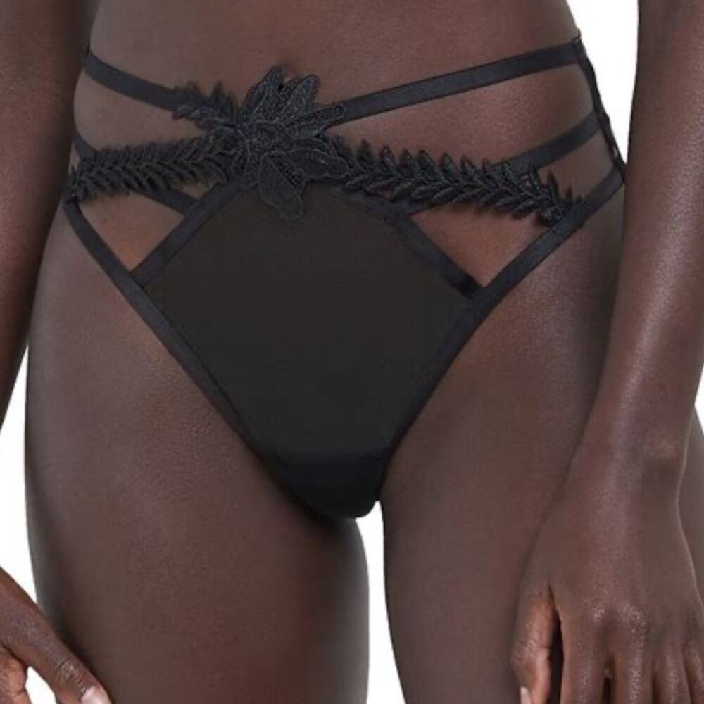 NWT Bluebella Lennon high waisted thong black sz 14 or XXL